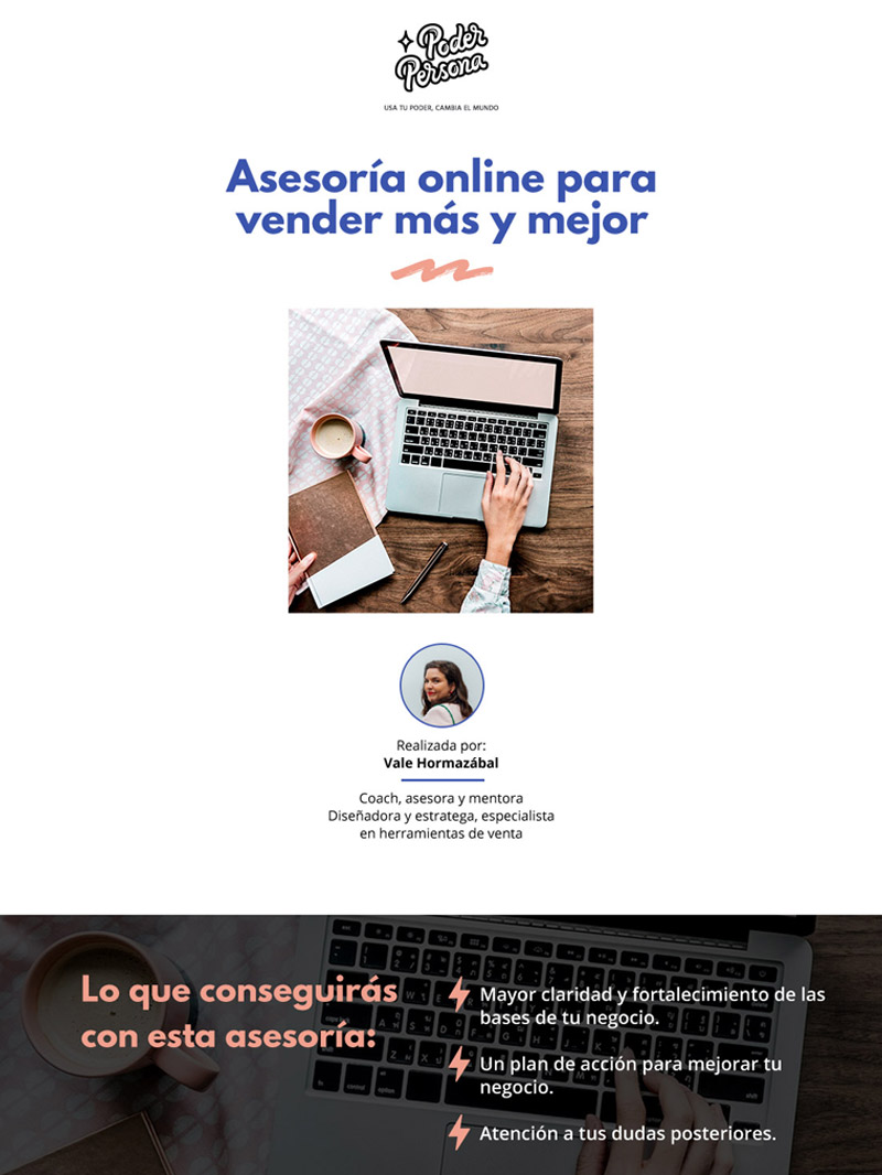 Poder Persona — Creación de Landing Page